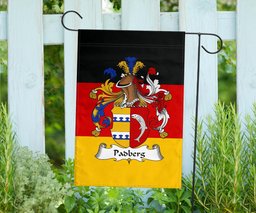 ScotsTee Shop Germans Padberg Coat of Arms on Germany Flag Garden Flag/ House Flag