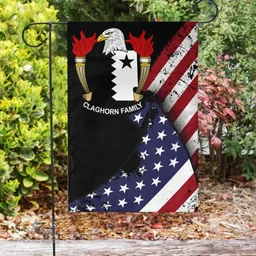 American Claghorn Coat of Arms on American Flag U.S. Flag Garden Flag/ House Flag