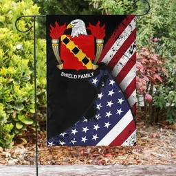 American Sheild Coat of Arms on American Flag U.S. Flag Garden Flag/ House Flag