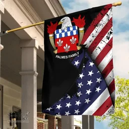 American Palmes Coat of Arms on American Flag U.S. Flag Garden Flag/ House Flag