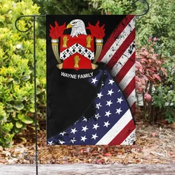 American Wayne Coat of Arms on American Flag U.S. Flag Garden Flag/ House Flag