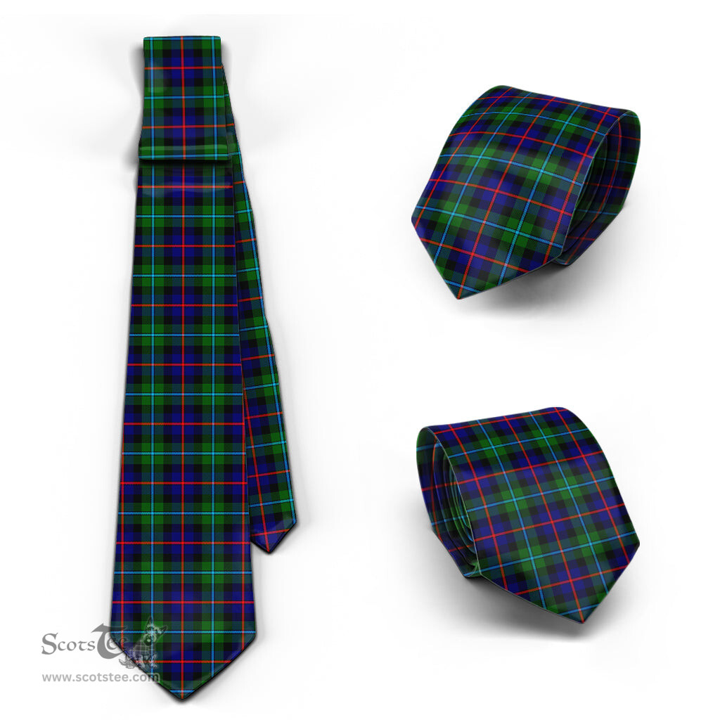 ScotsTee Shop Scottish Campbell of Cawdor Modern Tartan Tie Plaid Necktie
