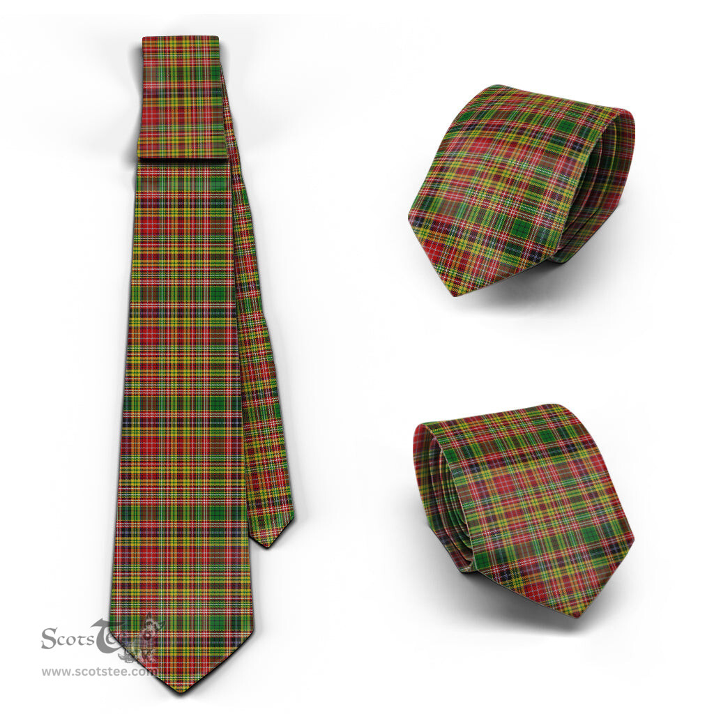 ScotsTee Shop Scottish Drummond of Strathallan Tartan Tie Plaid Necktie