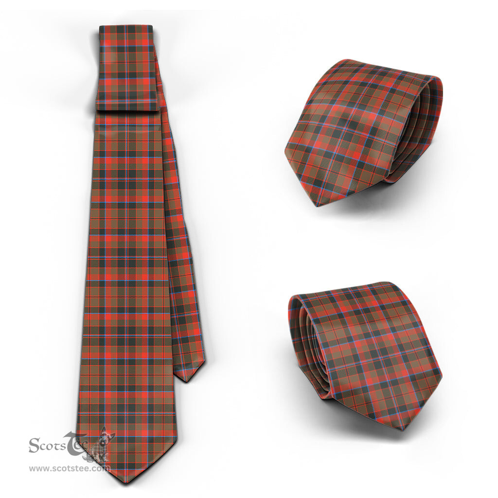 ScotsTee Shop Scottish Cumming Hunting Weathered Tartan Tie Plaid Necktie