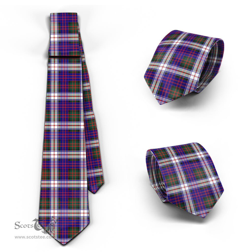 ScotsTee Shop Scottish MacDonald Dress Modern Tartan Tie Plaid Necktie