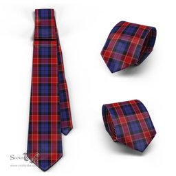 ScotsTee Shop Scottish Graham of Menteith Red Tartan Tie Plaid Necktie