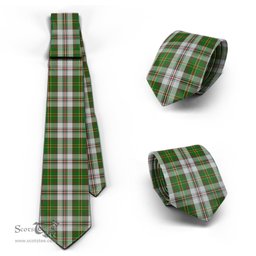 ScotsTee Shop Scottish Hay White Dress Tartan Tie Plaid Necktie