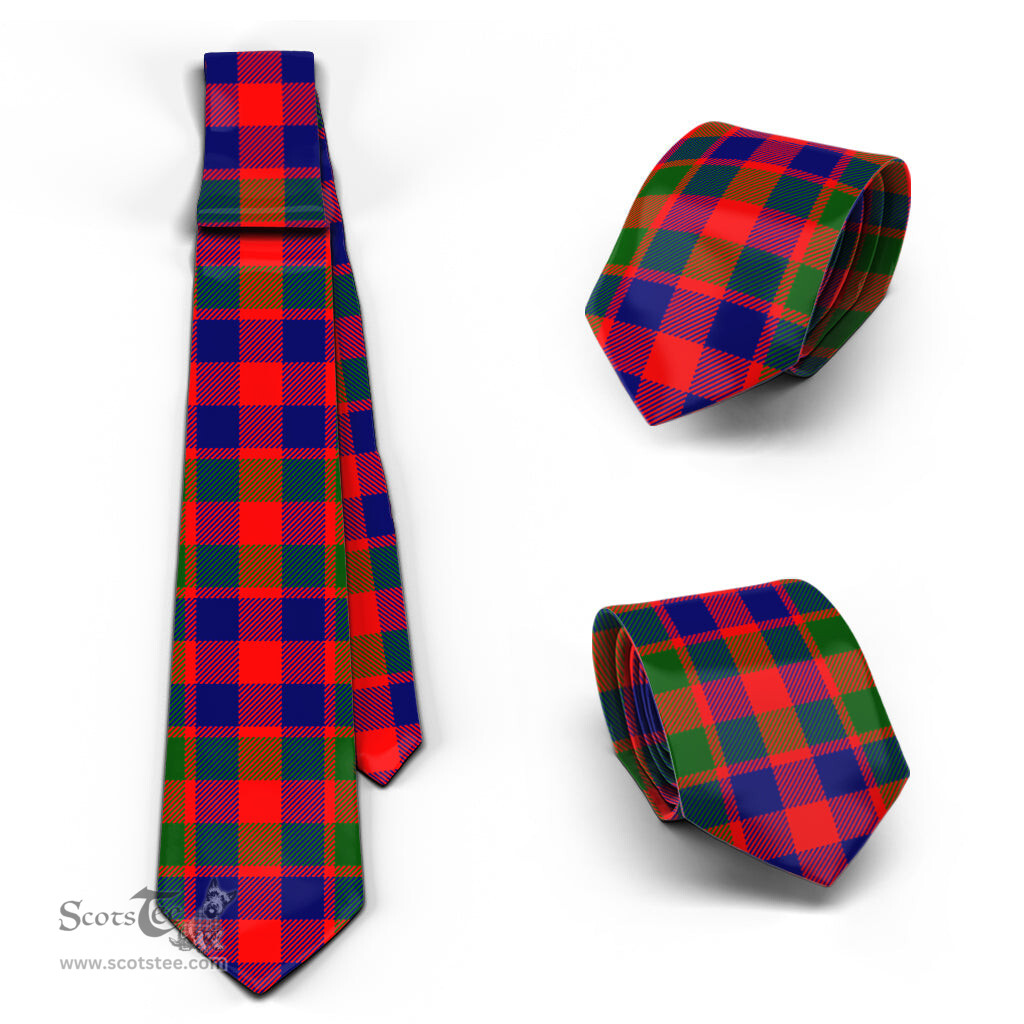 ScotsTee Shop Scottish Gow of Skeoch Tartan Tie Plaid Necktie