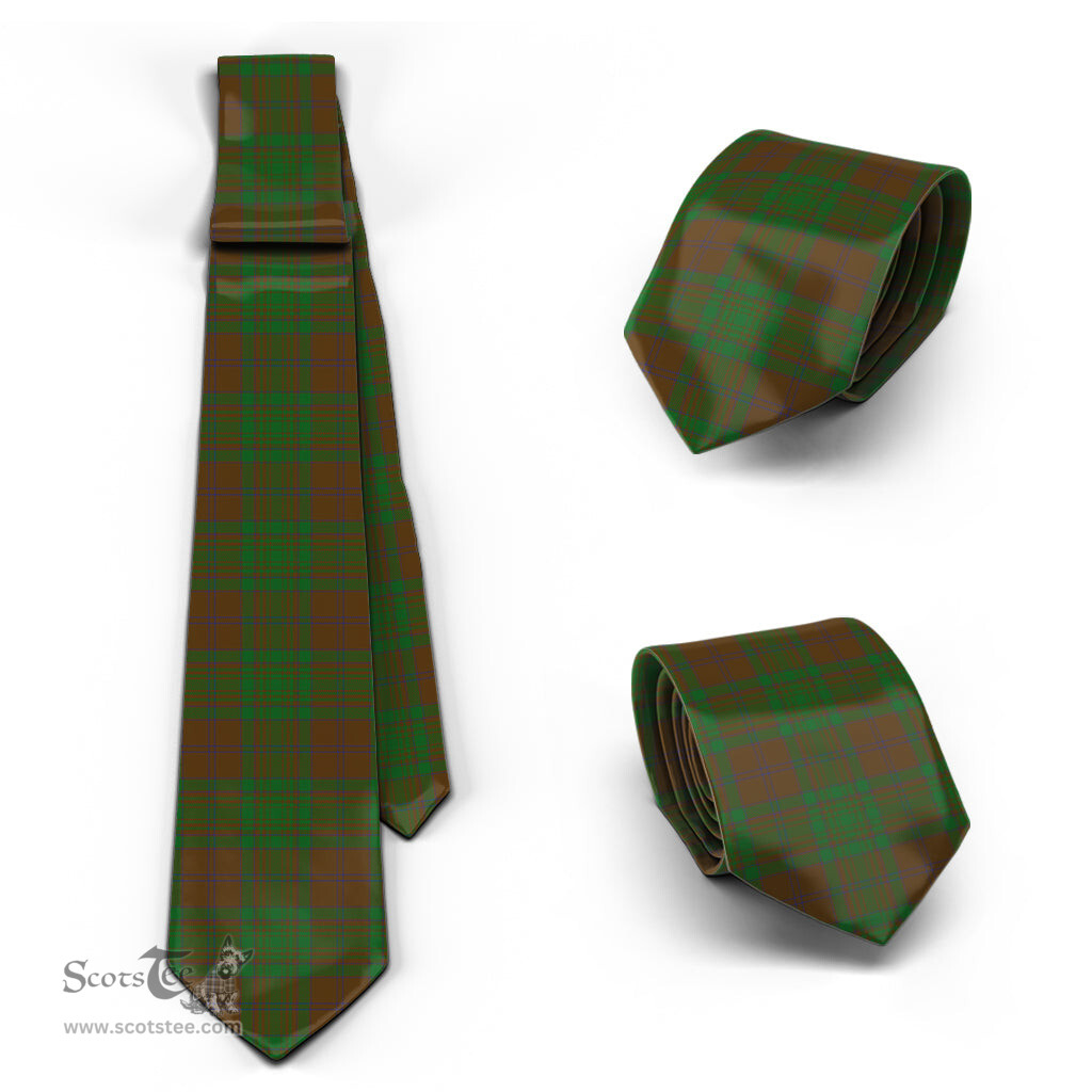 ScotsTee Shop Scottish MacAlister of Glenbarr Hunting Tartan Tie Plaid Necktie