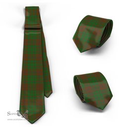 ScotsTee Shop Scottish MacAlister of Glenbarr Hunting Tartan Tie Plaid Necktie