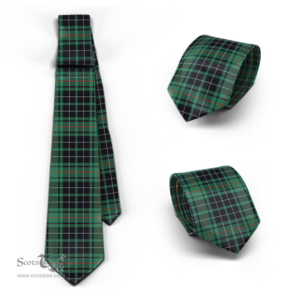 ScotsTee Shop Scottish MacAulay Hunting Ancient Tartan Tie Plaid Necktie