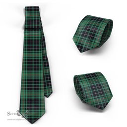 ScotsTee Shop Scottish MacAulay Hunting Ancient Tartan Tie Plaid Necktie
