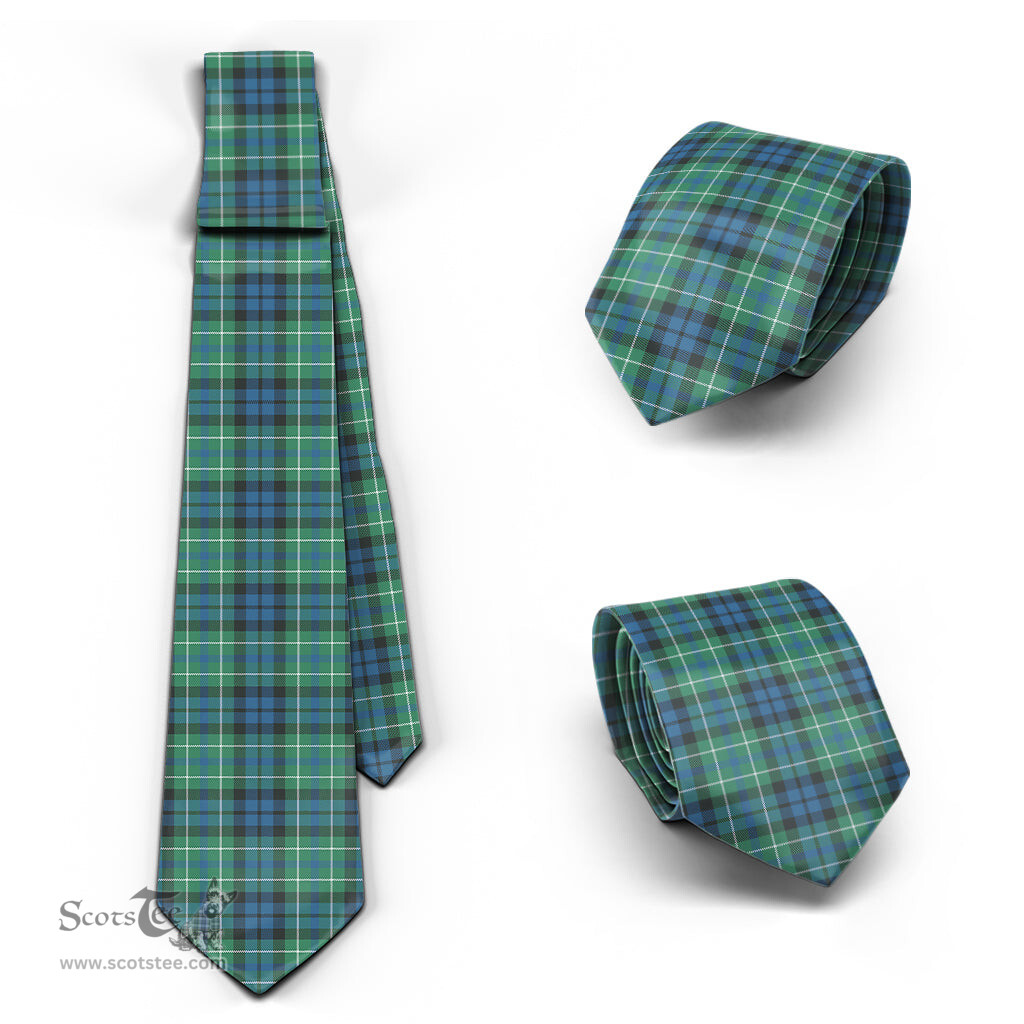 ScotsTee Shop Scottish MacNeil of Colonsay Ancient Tartan Tie Plaid Necktie