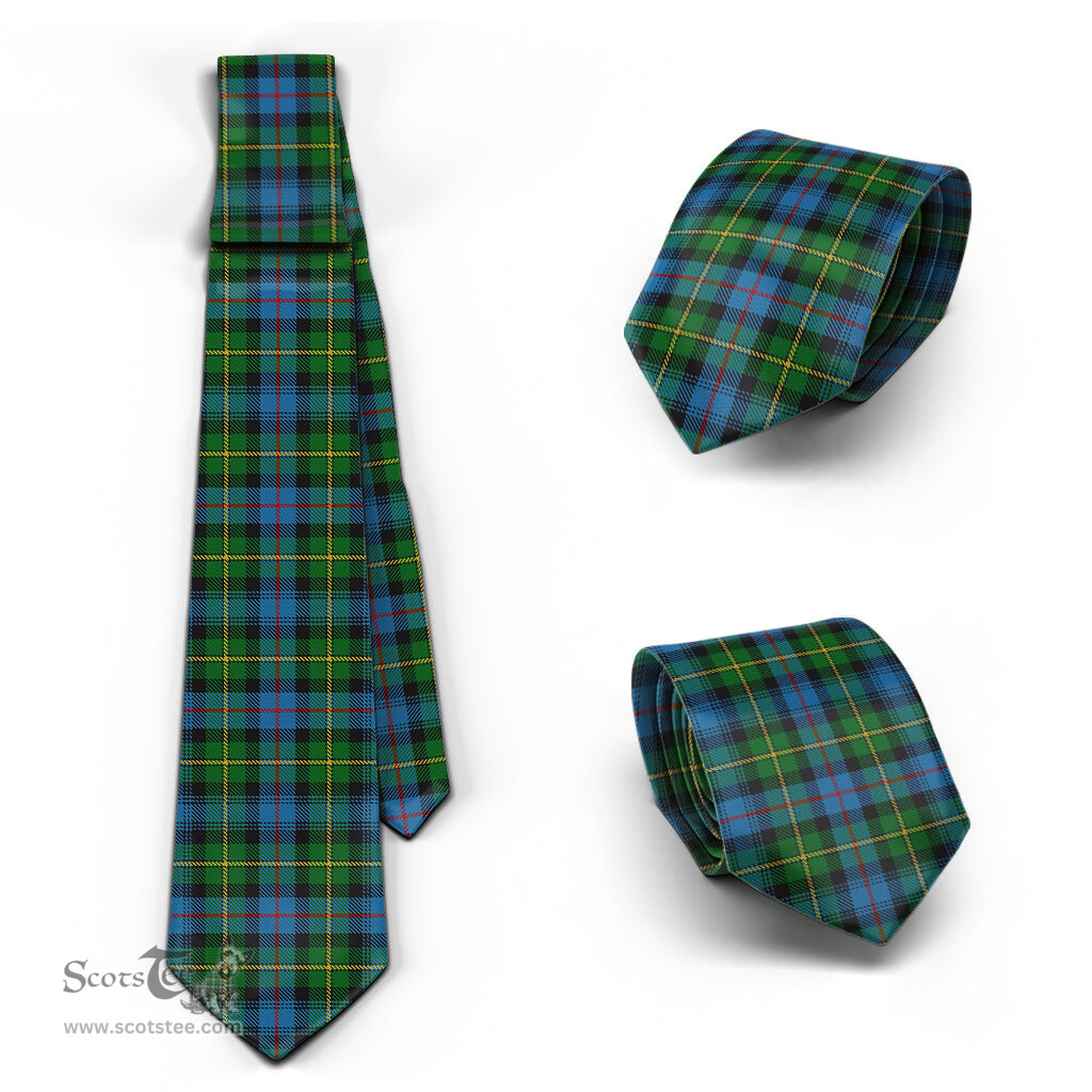 ScotsTee Shop Scottish MacLeod of Skye Tartan Tie Plaid Necktie