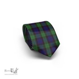 ScotsTee Shop Scottish Nicolson Green Hunting Tartan Tie Plaid Necktie