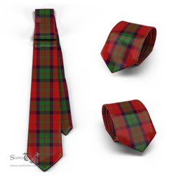 ScotsTee Shop Scottish MacPherson of Cluny Tartan Tie Plaid Necktie