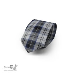 ScotsTee Shop Scottish Menzies Black Dress Tartan Tie Plaid Necktie
