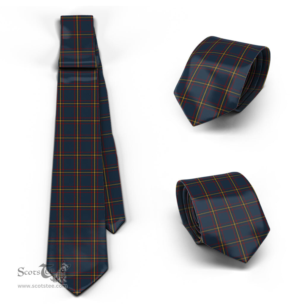 ScotsTee Shop Scottish MacLaine of Lochbuie Hunting Tartan Tie Plaid Necktie