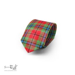 ScotsTee Shop Scottish MacLean of Duart Modern Tartan Tie Plaid Necktie