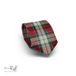 ScotsTee Shop Scottish Rose White Dress Tartan Tie Plaid Necktie