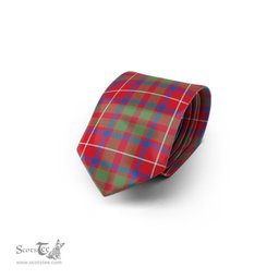 ScotsTee Shop Scottish Shaw Red Modern Tartan Tie Plaid Necktie
