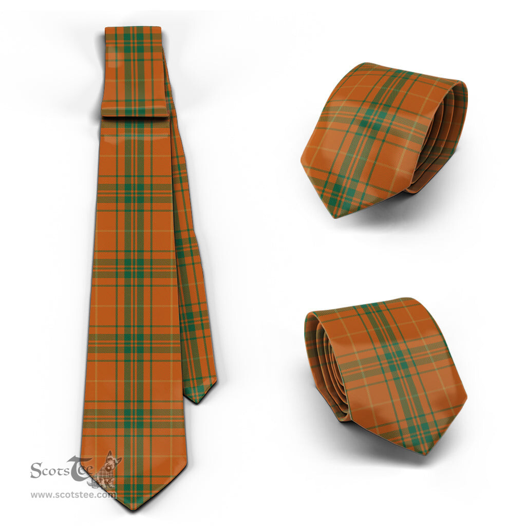 ScotsTee Shop Scottish Wolfe Tartan Tie Plaid Necktie