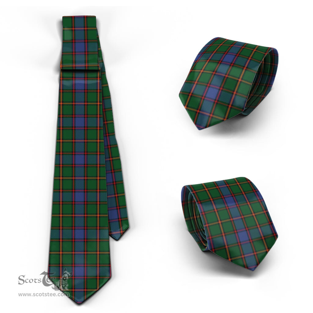 ScotsTee Shop Scottish Skene Tartan Tie Plaid Necktie
