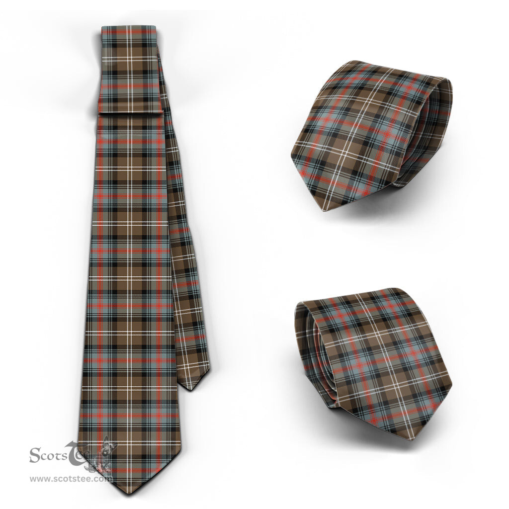 ScotsTee Shop Scottish Sutherland Weathered Tartan Tie Plaid Necktie