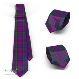 ScotsTee Shop Scottish Wardlaw Tartan Tie Plaid Necktie