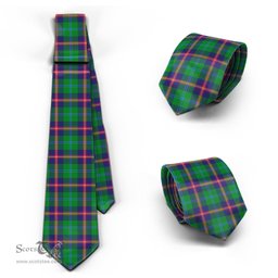 ScotsTee Shop Scottish Young Modern Tartan Tie Plaid Necktie
