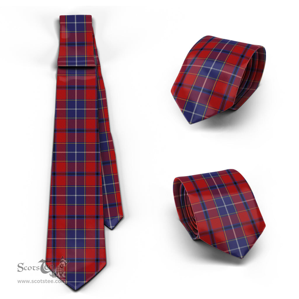 ScotsTee Shop Scottish Wishart Dress Tartan Tie Plaid Necktie