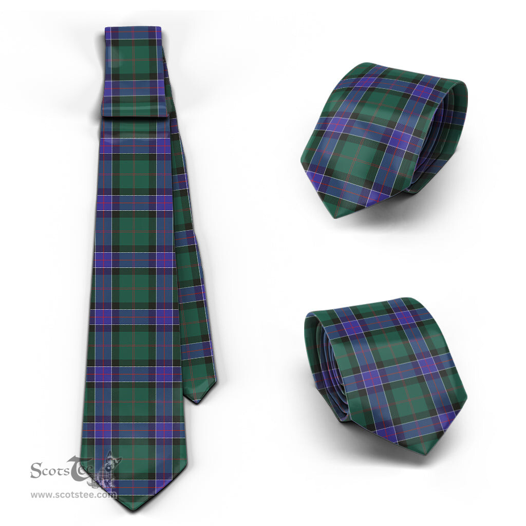 ScotsTee Shop Scottish Sinclair Hunting Modern Tartan Tie Plaid Necktie