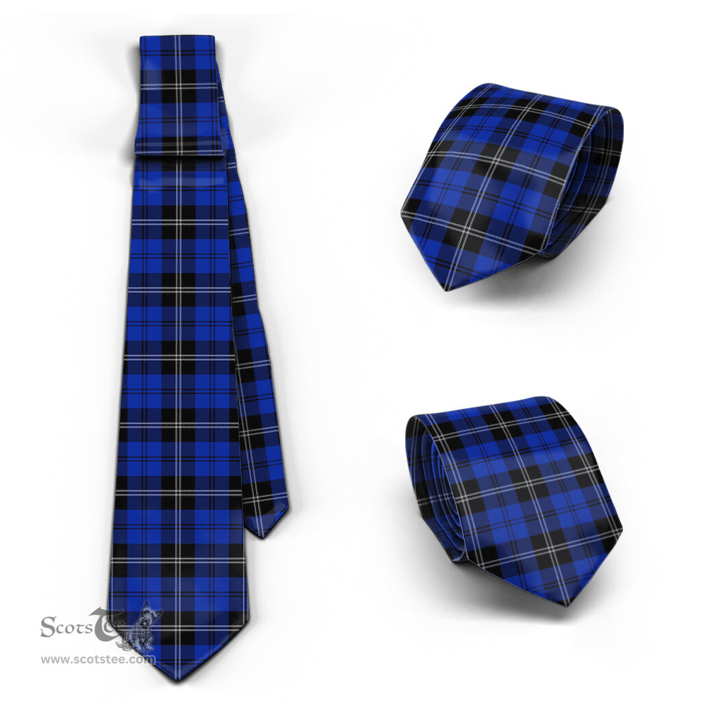 ScotsTee Shop Scottish Swan Tartan Tie Plaid Necktie