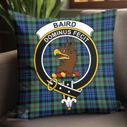 ScotsTee Shop Scottish Baird Ancient Clan Crest Tartan Pillow/ Pillow Cover Tartan Accessories for Home
