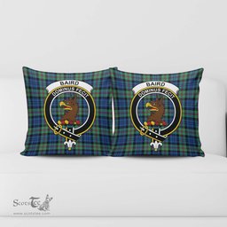 ScotsTee Shop Scottish Baird Ancient Clan Crest Tartan Pillow/ Pillow Cover Tartan Accessories for Home
