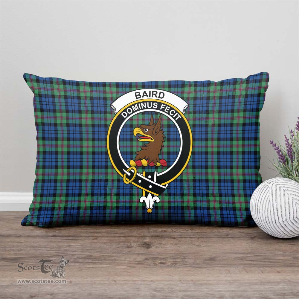 ScotsTee Shop Scottish Baird Ancient Clan Crest Tartan Pillow/ Pillow Cover Tartan Accessories for Home