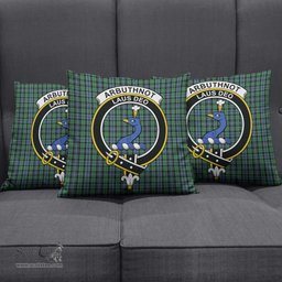 ScotsTee Shop Scottish Arbuthnot Clan Crest Tartan Pillow/ Pillow Cover Tartan Accessories for Home