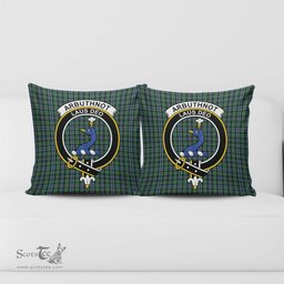 ScotsTee Shop Scottish Arbuthnot Clan Crest Tartan Pillow/ Pillow Cover Tartan Accessories for Home