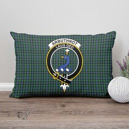 ScotsTee Shop Scottish Arbuthnot Clan Crest Tartan Pillow/ Pillow Cover Tartan Accessories for Home