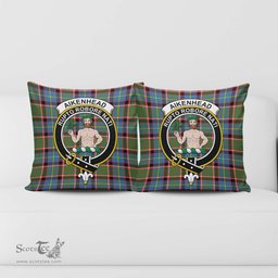 ScotsTee Shop Scottish Aikenhead Clan Crest Tartan Pillow/ Pillow Cover Tartan Accessories for Home