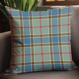 ScotsTee Shop Scottish Balfour Blue Clan Tartan Pillow/ Pillow Cover Tartan Accessories for Home