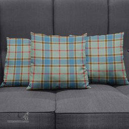 ScotsTee Shop Scottish Balfour Blue Clan Tartan Pillow/ Pillow Cover Tartan Accessories for Home