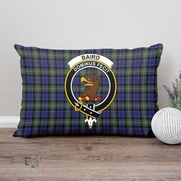 ScotsTee Shop Scottish Baird Modern Clan Crest Tartan Pillow/ Pillow Cover Tartan Accessories for Home