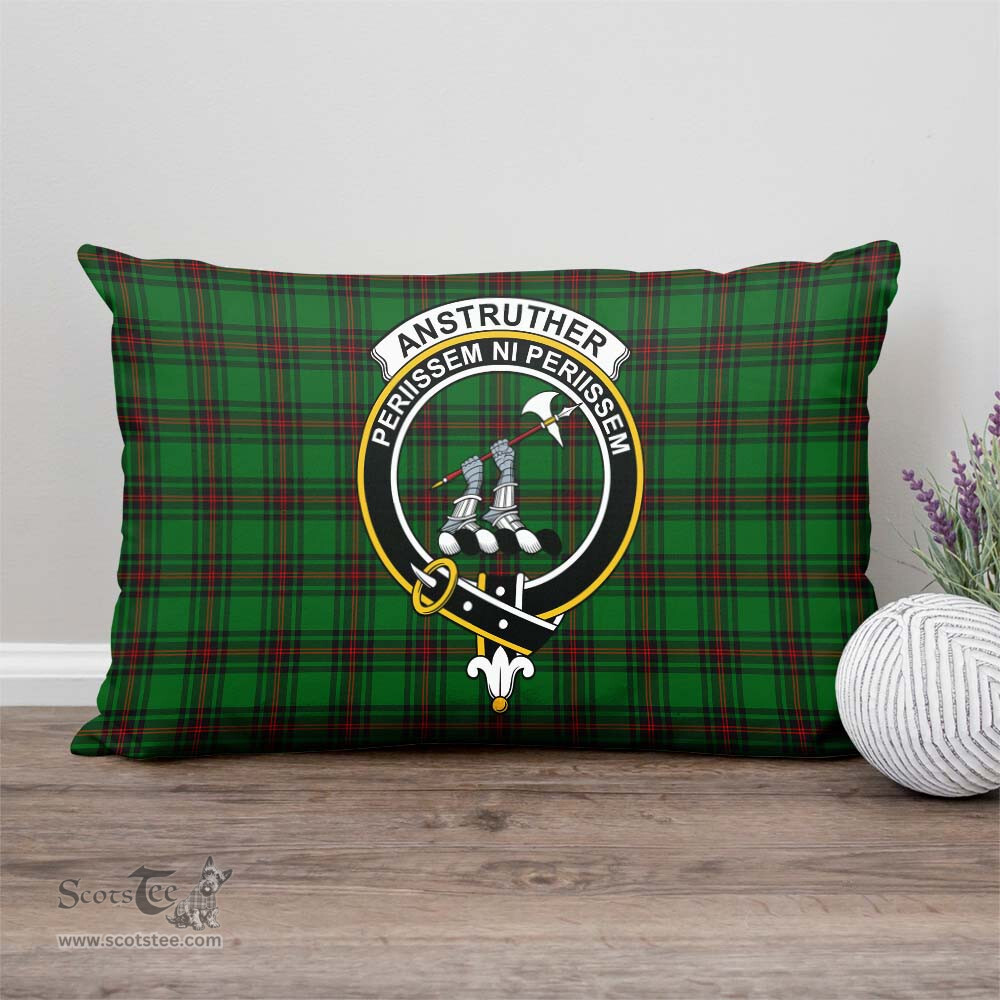 ScotsTee Shop Scottish Anstruther Clan Crest Tartan Pillow/ Pillow Cover Tartan Accessories for Home