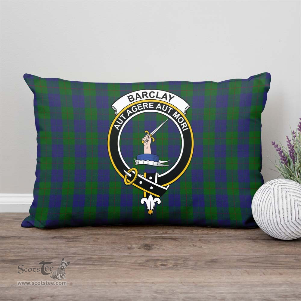 ScotsTee Shop Scottish Barclay Clan Crest Tartan Pillow/ Pillow Cover Tartan Accessories for Home