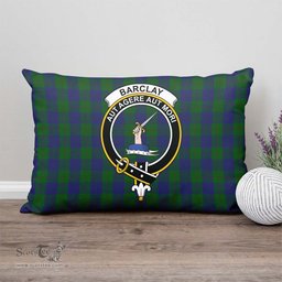 ScotsTee Shop Scottish Barclay Clan Crest Tartan Pillow/ Pillow Cover Tartan Accessories for Home