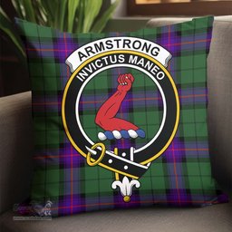 ScotsTee Shop Scottish Armstrong Modern Clan Crest Tartan Pillow/ Pillow Cover Tartan Accessories for Home