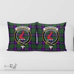 ScotsTee Shop Scottish Armstrong Modern Clan Crest Tartan Pillow/ Pillow Cover Tartan Accessories for Home