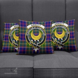 ScotsTee Shop Scottish Arnott Clan Crest Tartan Pillow/ Pillow Cover Tartan Accessories for Home