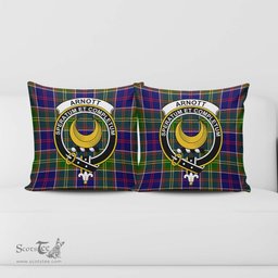 ScotsTee Shop Scottish Arnott Clan Crest Tartan Pillow/ Pillow Cover Tartan Accessories for Home